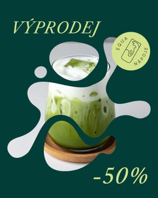 🔥 Výprodej, jaký tu ještě nebyl! 🔥 Oblíbené EQUA nápoje teď se slevou 50 %. 📢 💚 Recharge Tonic pro dokonalou hydrataci 💚...